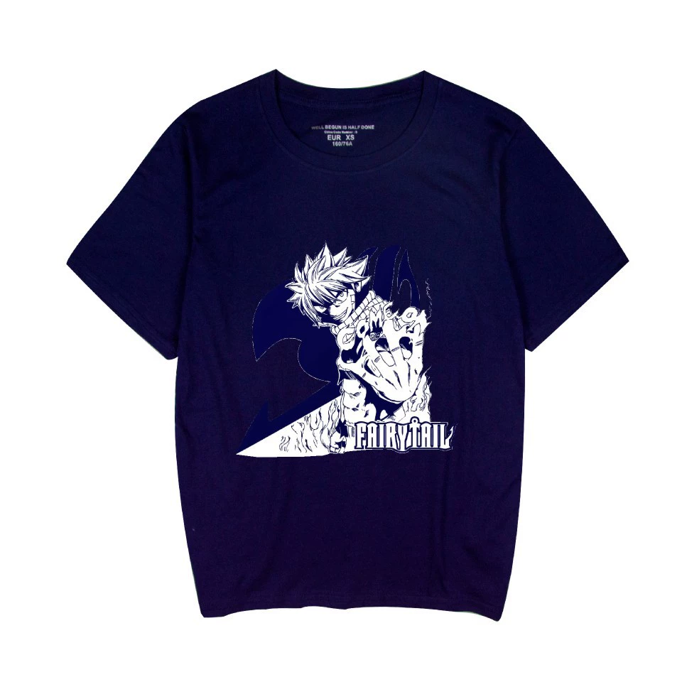 Мультяшный японский комикс новый товар Fairy Tail Fairy Tail Внешняя торговля периферийный экспорт кроссбордер короткий рукав футболка для мужчин и женщин