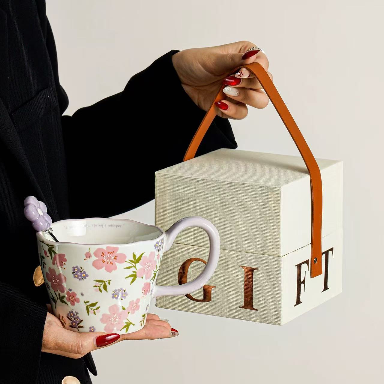 Tazas de cerámica de gran capacidad de tazas de agua de pareja de alta calidad tazas de café de oficina de mujeres tazas de té