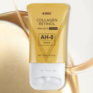 KOEC Collagen Roller Neck Cream AH-8 Neck Care Cream Retinol Moisturizing Neck Cream Cross-border Explosions Wholesale