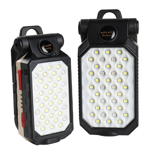 New LED handheld portable work light, multi-functional, foldable, magnetic suction emergency car repair camping work light