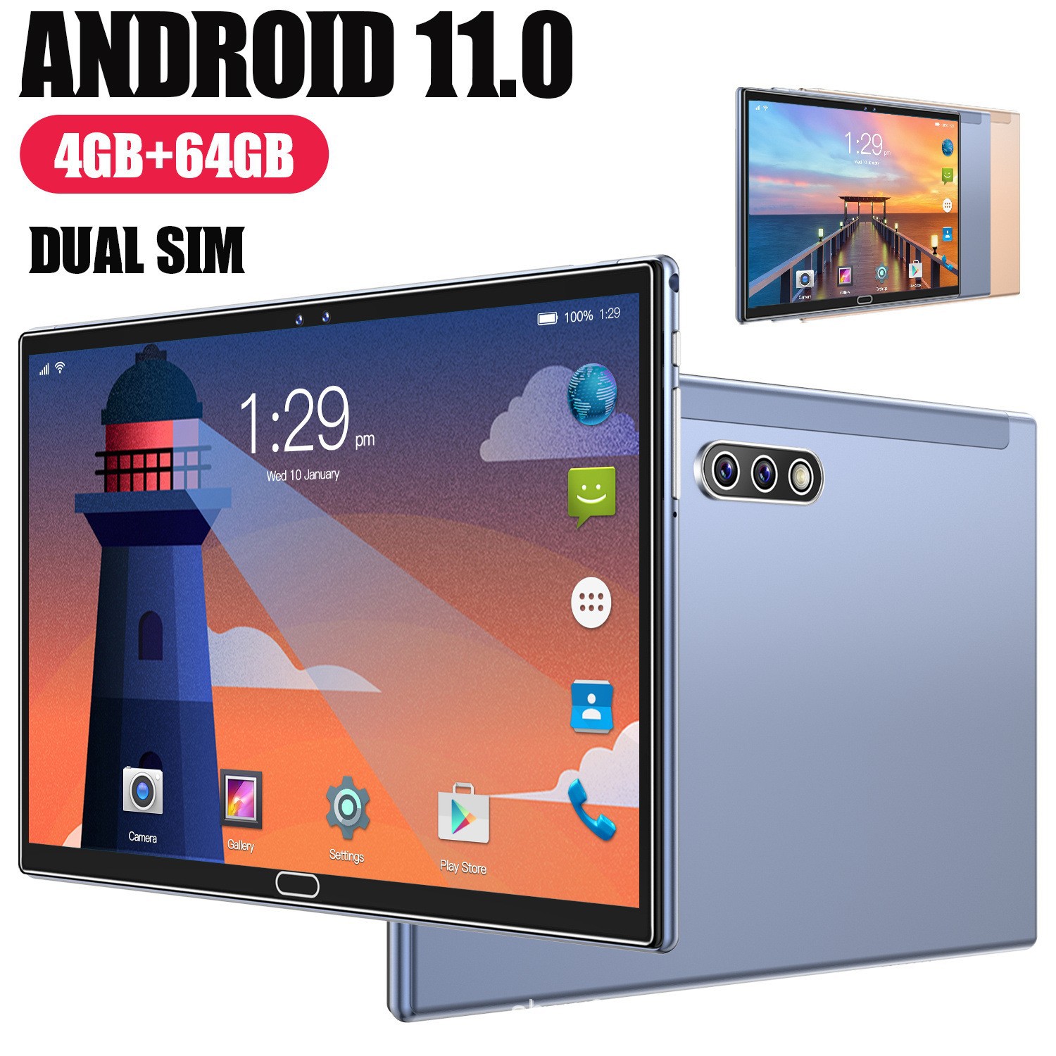 New 10.1inch Tablet 1+16 Cross-Border New X30 Education and Medical Dual Sim 4g Calling