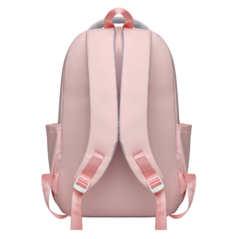 Transfronterizo nuevo estudiante de secundaria mochila hombres y mujeres de protección de la columna vertebral ligera mochila de gran capacidad versátil mochila de computadora de cercanías
