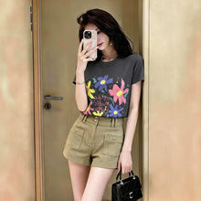 �p�gootd�r�д���һ����Ů���¿���⻨��ӡ���������¶�ѝ�ɼ���