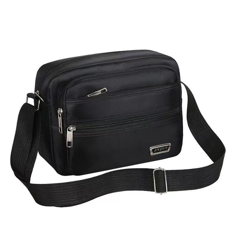 Bolso bandolera de tela de nylon para hombres de verano Bolsa de hombro para hombres Bolsa multiusos de ocio al aire libre Moda de comercio exterior Bolsa de hombro para hombres