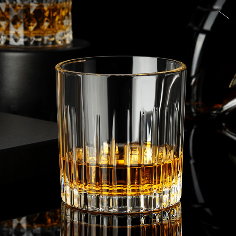 水晶玻璃威士忌酒杯创意洋酒杯啤酒杯子套装玻璃杯烈酒杯威士忌杯