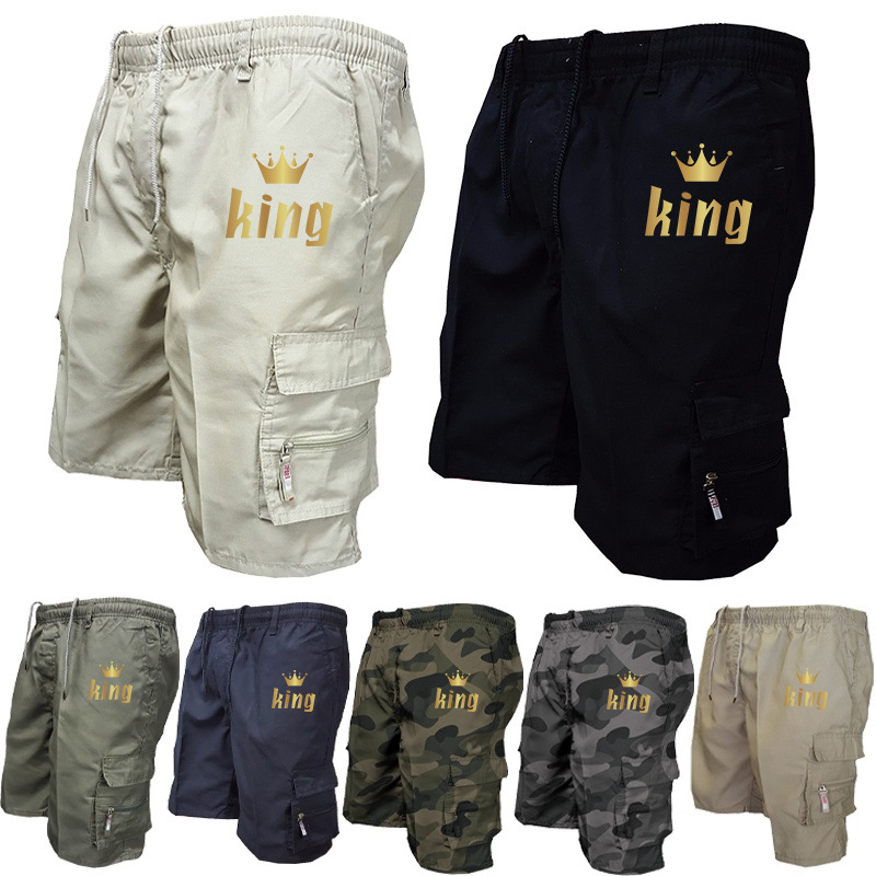 European and American Amazon Foreign Trade Men's Explosion Multi-Pocket Workwear Casual Shorts Summer New Outdoor Sports Shorts