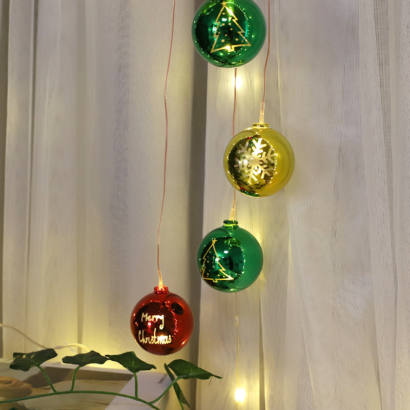 Luces de Navidad, Luces LED de Campanas de Viento, Luces Decorativas para Exteriores, Luces de Bajo Voltaje, Impermeables, Luces de Colores, Luces LED de Cadena de Gran Venta Transfronteriza