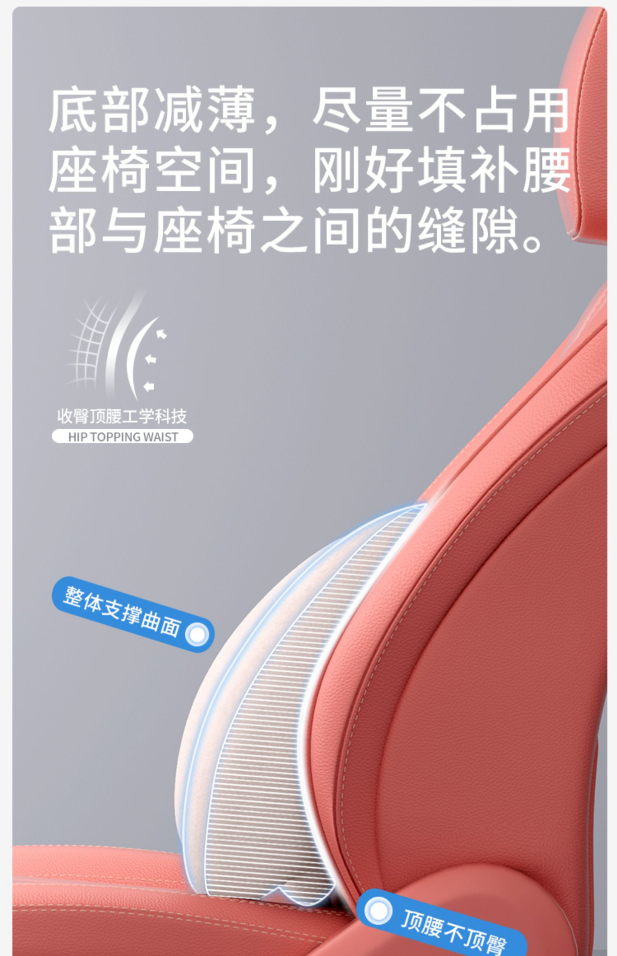 Car Headrest Cross-Border Wholesale Memory Foam Lumbar Support Driving Headrest Seat Backrest Car Cushion Headrest Pillow
