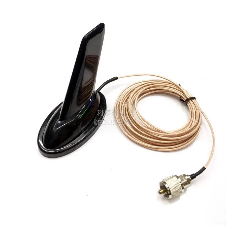 Автомобильная антенна акула плавник 5 м M головка присоска короткая рассада УФ двухсегментная антенна усиления-1,5