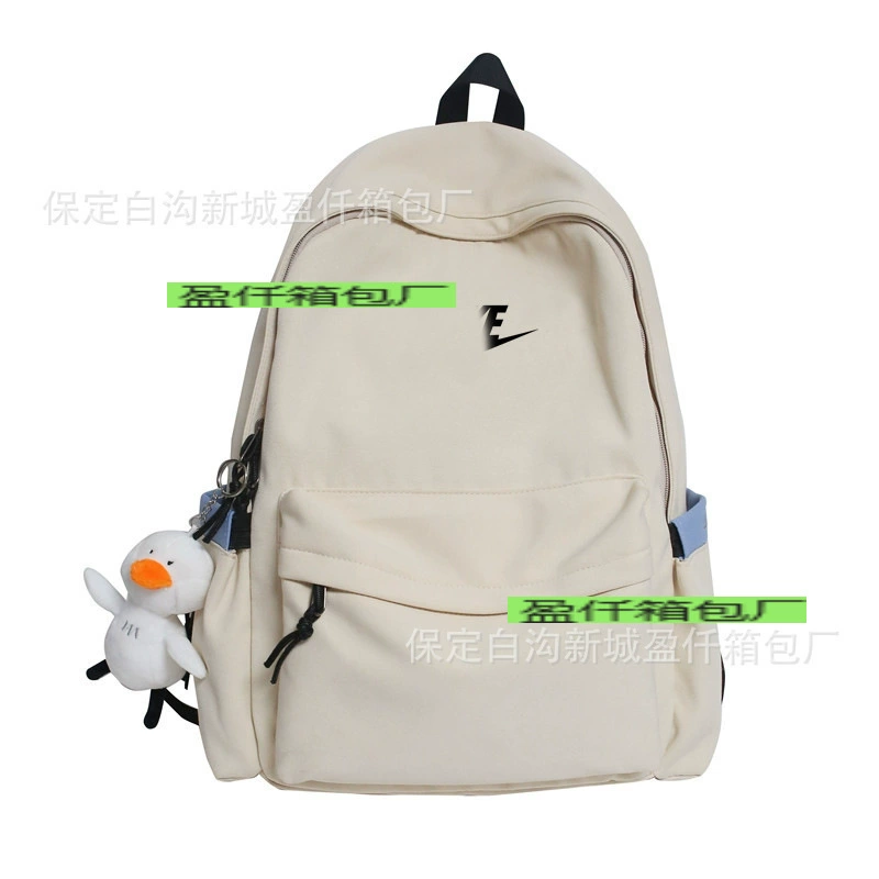 Backpack, fashionable school bag for elementary school students, capacious travel laptop for men and women for traveling, wholesale, simple and elegant design, for teenagers
