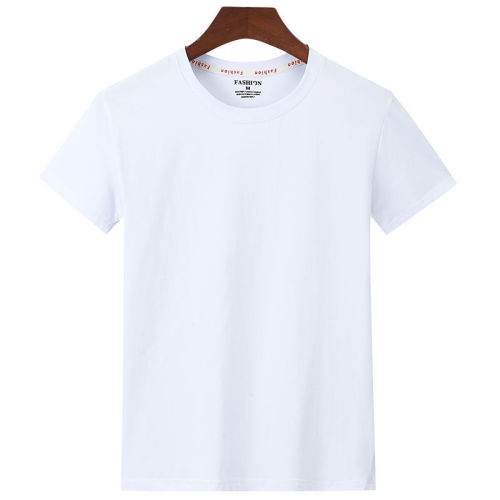 Men's New Short-Sleeve T-Shirt, Solid Color, Versatile Unisex, Loose-Fit, Crew Neck, Trendy Korean-Style Base Layer for Teens