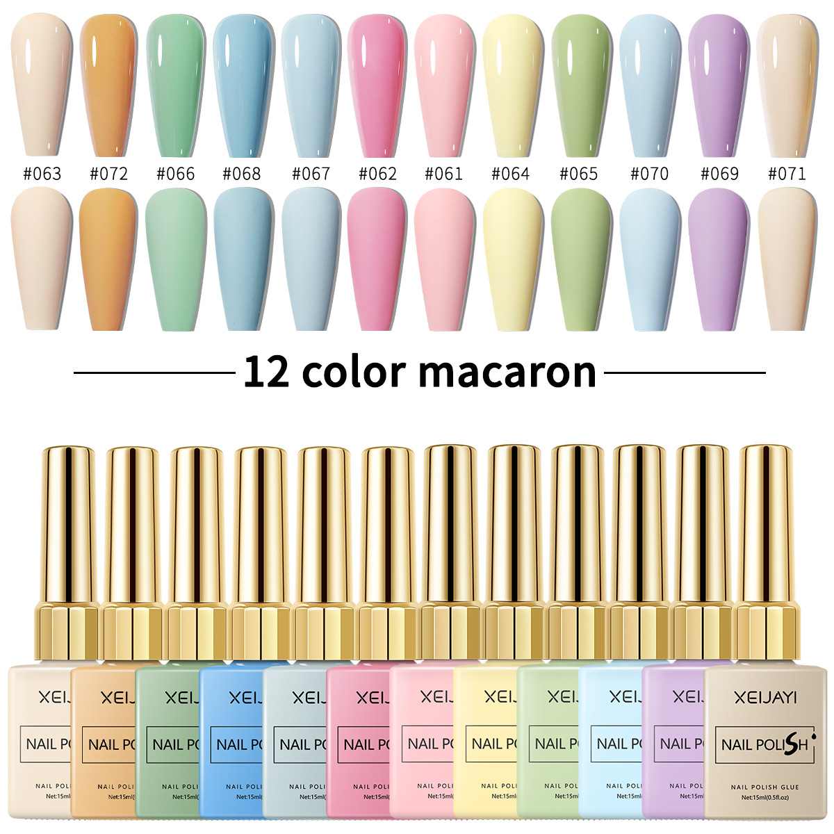 Verano 2025 manicuras macarón color caramelo pegamento de manil de manica red roja color popular conjunto de pegamento de fototerapia blanqueador