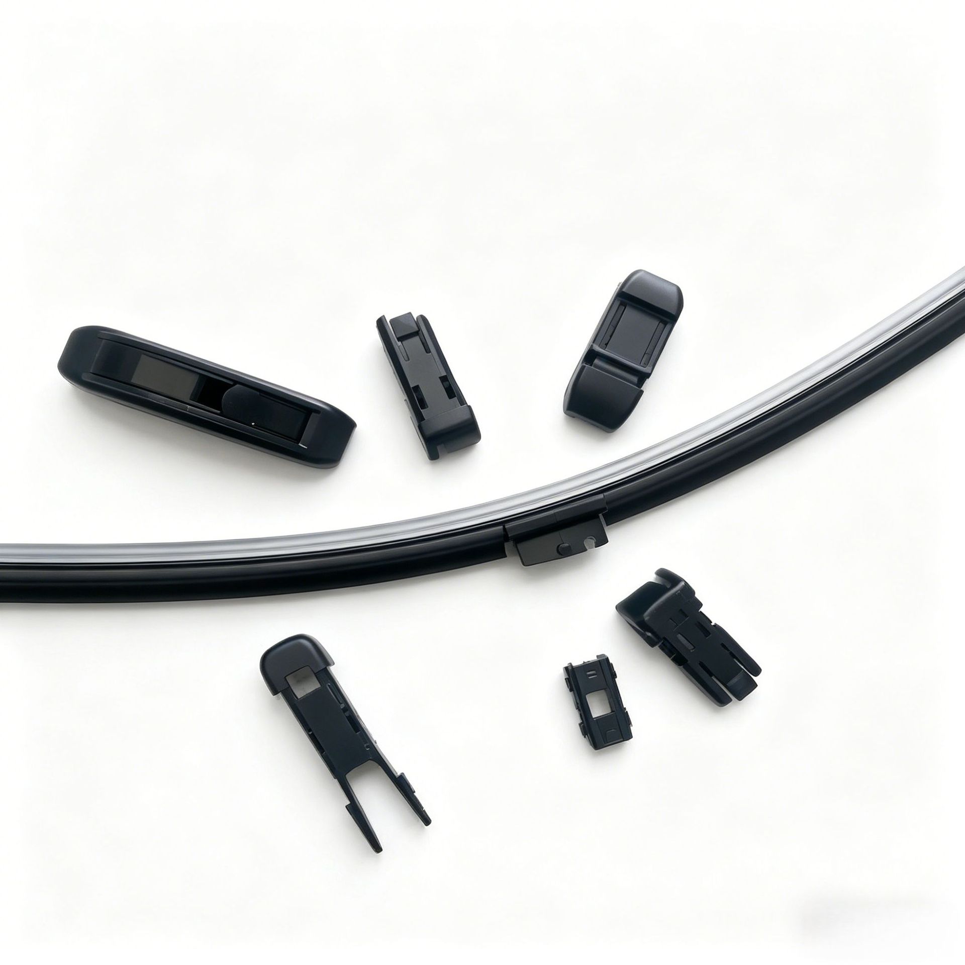 Cross-border shipping of Ozon Russian car wipers with various connectors suitable for 99% of cars, one set of wiper blades