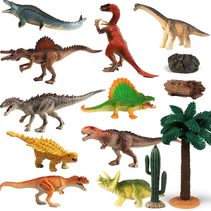 Xingyu exquisite small solid dinosaur toy simulation animal model AliExpress Amazon hot cake decoration