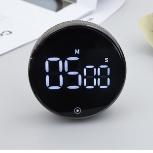 New rotating countdown timer kitchen magnetic LED display baking timer large screen student reminder