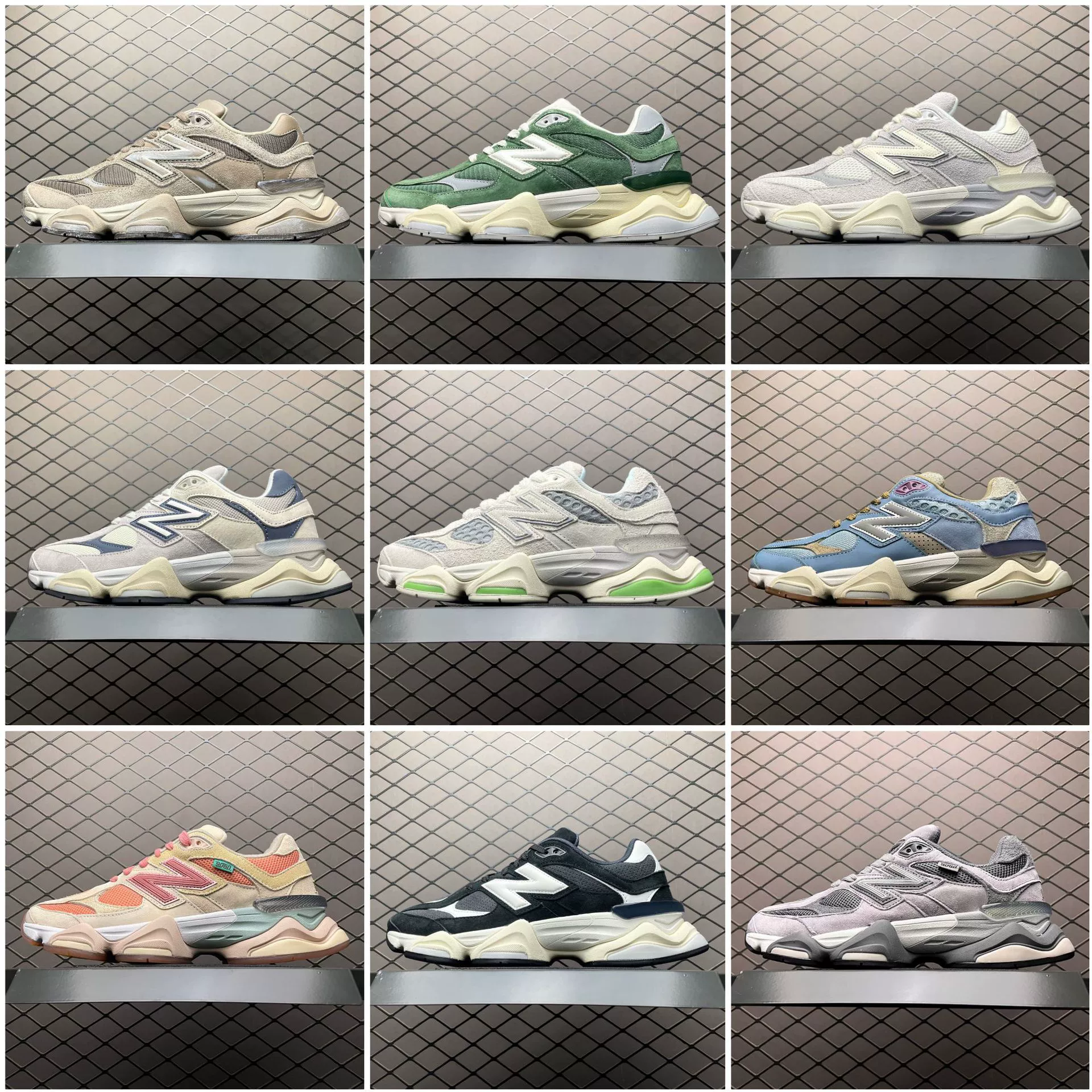 Чистая оригинальная Putianlang New Balance 9060 мужские кроссовки nb медленная беговая обувь женские кроссовки ретро дышащие повышение высоты кроссовки для пар