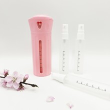 按压真空四管精华液爽肤水乳液瓶分装瓶化妆品包材厂家供应