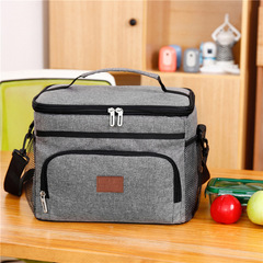 跨境熱銷大容量保冷冰包15L車載野餐包peva防漏水單肩保溫飯盒袋