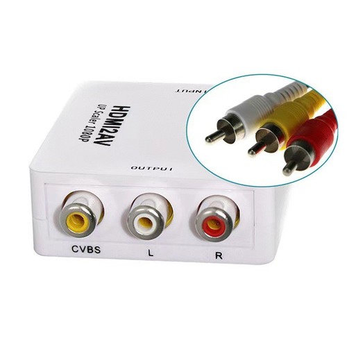 HDMI TO AV converter HD to video HDMI to AV converter supports 1080P