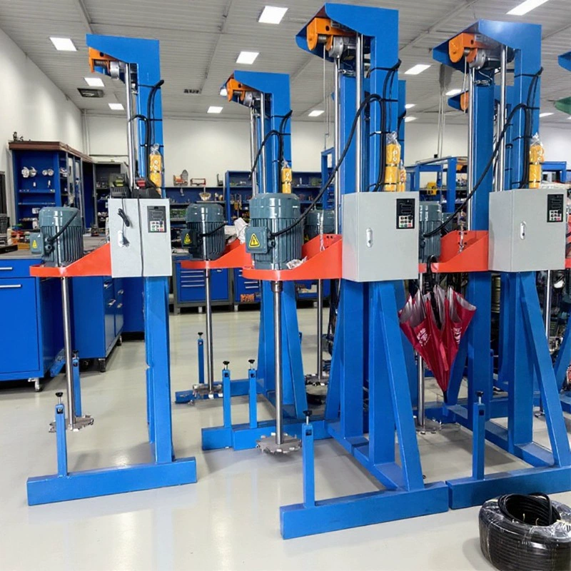 Низкая вязкость 5.5kw Дисперсионный станок Электрический подъемный жидкий миксер краска чернила палитра машина опционально