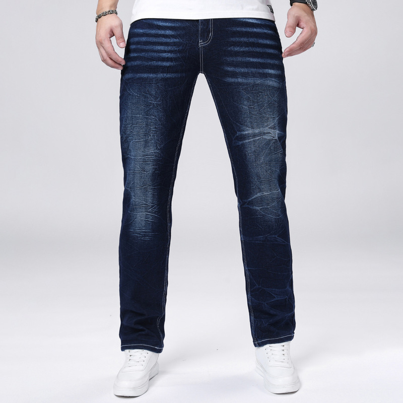 Men's Jeans, Stretchy Dark Blue Denim Skinny Pants, Multi-Technique Slim Fit Men's Trousers Men's Jeans, Stretchy Dark Blue Denim Skinny Pants, Multi-Technique Slim Fit Men's Trousers