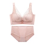 无铁过安检内衣内裤套装无磁内衣电子厂过安检文胸内裤套装