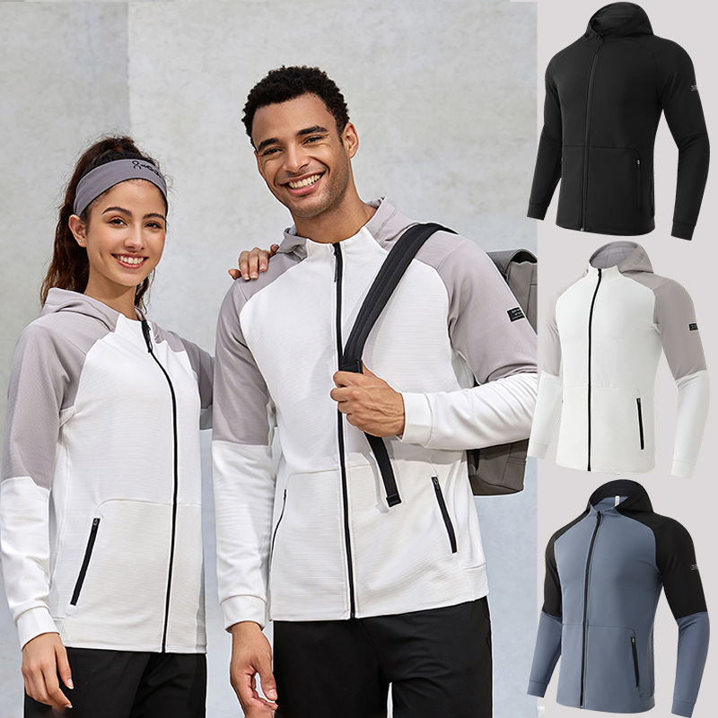 Spring and Autumn Jackets for Men and Women, Fashionable Casual Jackets, Outdoor Cycling, Running, Travel Windbreaker Jackets, Men's Clothing