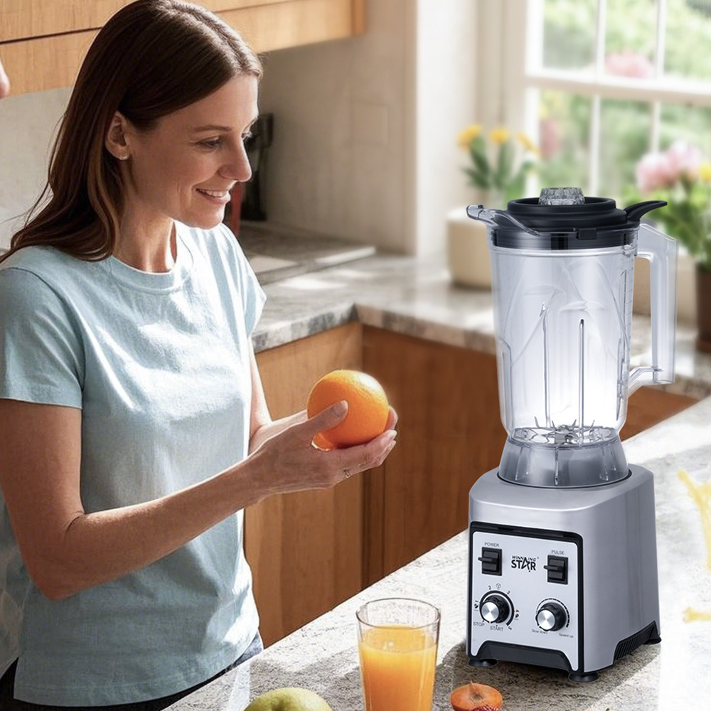 Winning star crossover doméstico 5L cocina exprimido jugo de leche de soja batido multifuncional de alta potencia para romper paredes