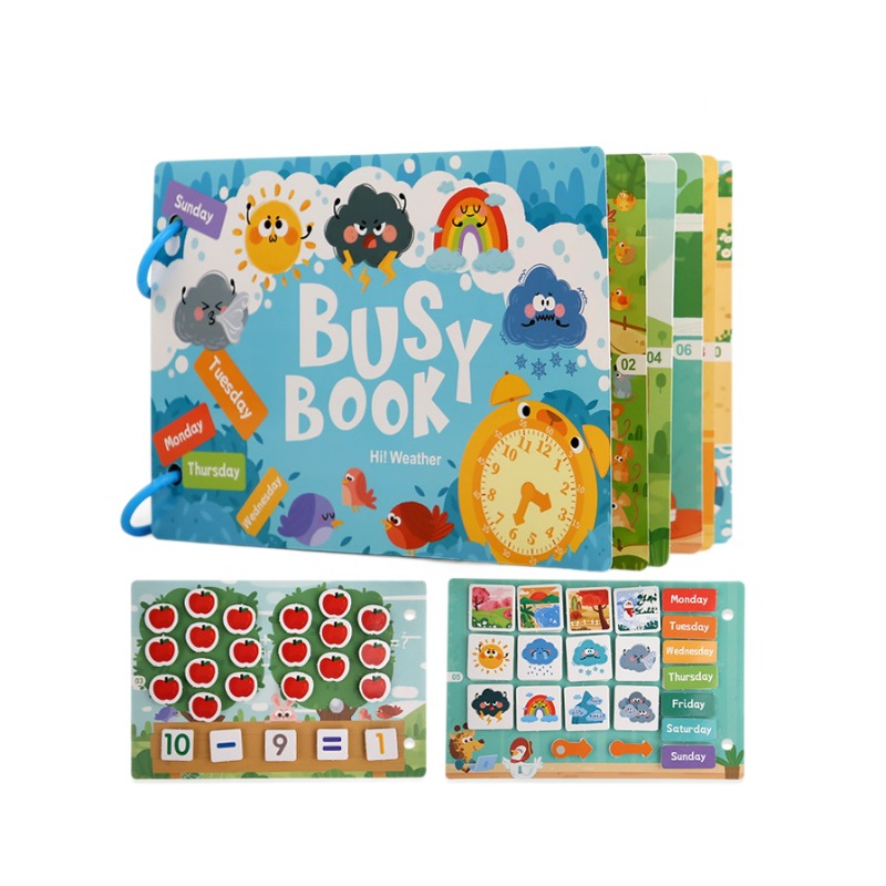 Transfronterizos portátiles gelatina silenciosa libro de pegatinas para niños iluminación infantil educación temprana manual cerebro juguetes rompecabezas