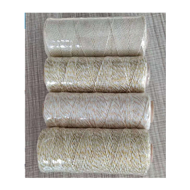 厂家直销彩色棉金银线金属线服装辅料装饰线面包线礼品箱包装饰线