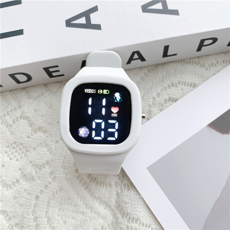 (Wholesale), apple, space square design digital watch for men and women, with LED display 2