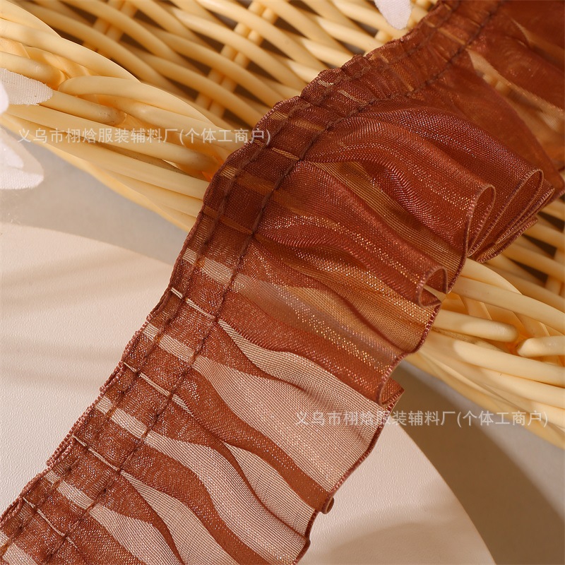 갈색 두꺼운 가장자리 4cm (40m / 스트립)