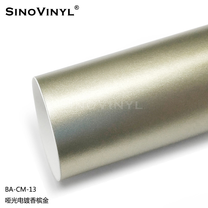 Carlake mate galvanoplastia película de hielo que cambia de color película de plata mate película del cuerpo Etiqueta interior del coche teléfono móvil película protectora