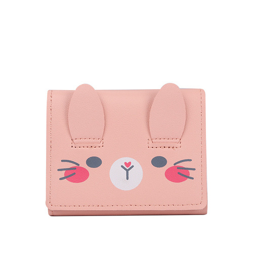 Factory direct sales  Korean version new women's wallet short creative fashion wallet simple buckle coin purse