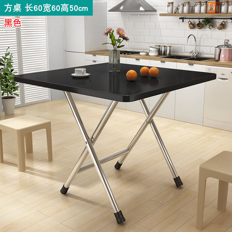 Mesa plegable mesa de comedor plegable simple mesa de comedor casera pequeña mesa de alquiler de habitaciones puestos de mesa de comedor simple de tipo pequeño
