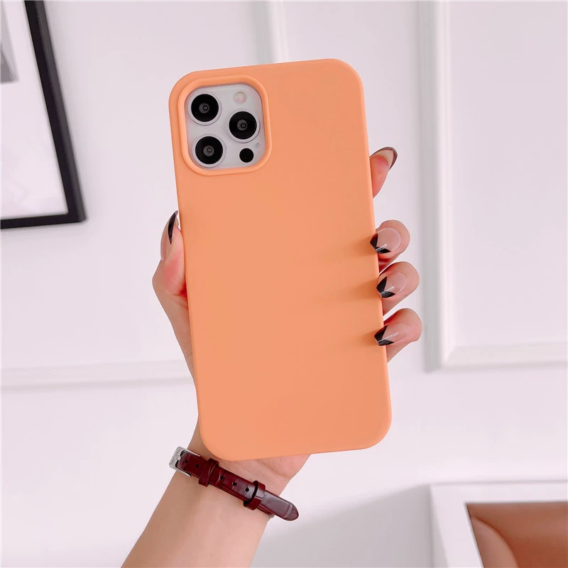 Силиконовый чехол Apple iPhone 12 Pro Max совместимый, мягкое матовое покрытие, многоцветные варианты