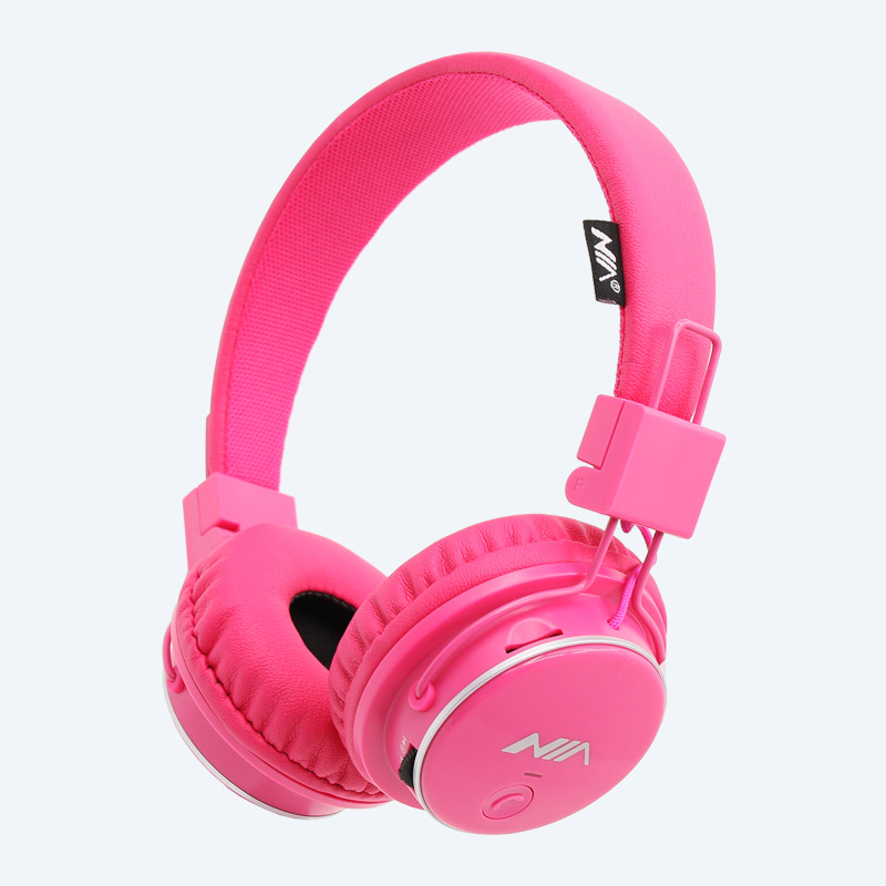 Auricular NIA-Q8 Bluetooth auriculares tarjeta MP3 radio compacto plegable suave orejeras sin presionar los oídos