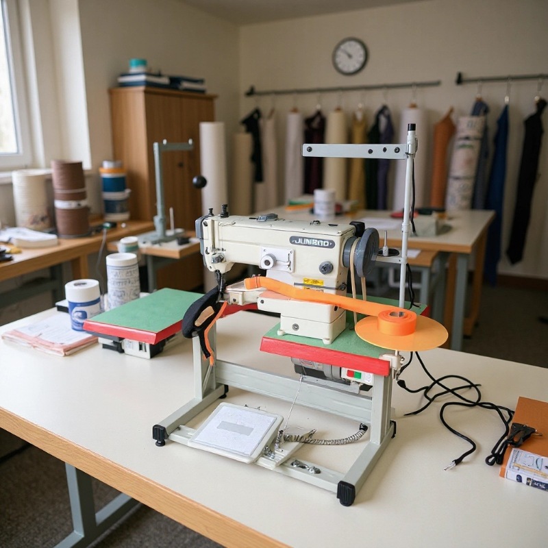 高速自动加油两同步横管式曲折缝纫机【人字车】台湾针宝