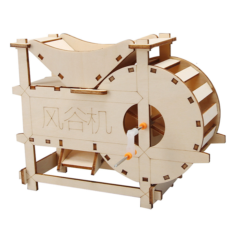 Experimento científico Ciencia y Tecnología pequeña producción pequeña invención granja herramientas viento Valle Máquina Manual Física Ciencia Innovación Primera Clase diy estudiantes