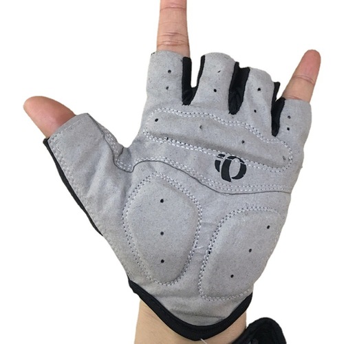 High-quality microfiber one-meter cycling gloves, half-finger short-finger gloves, mountain bike gloves, black gloves