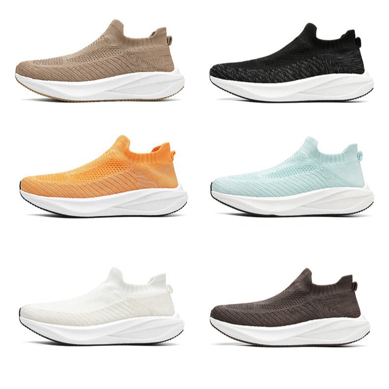 Dopamine couple's sports shoes for men and women, sizes 36-46, mesh fly-knit running shoes, yoga shoes, outdoor hiking and travel shoes
