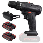 外贸跨境21V 黑土双速充电钻手电钻手持式电钻电动螺丝刀小手枪钻