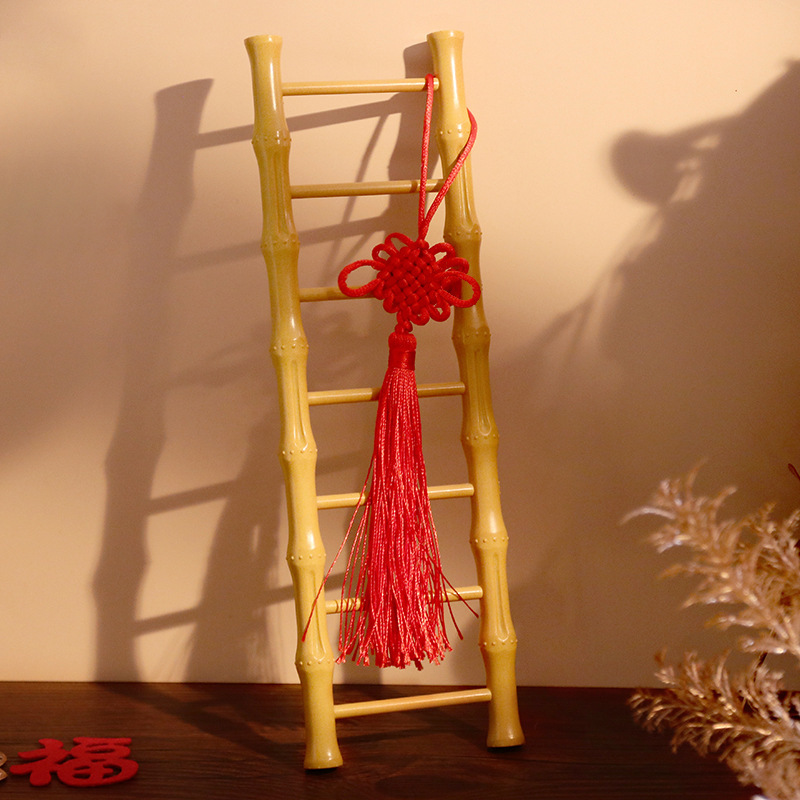 乔迁之喜步步高升摆件仿真节节梯子新居礼物入宅装饰布置乔迁用品