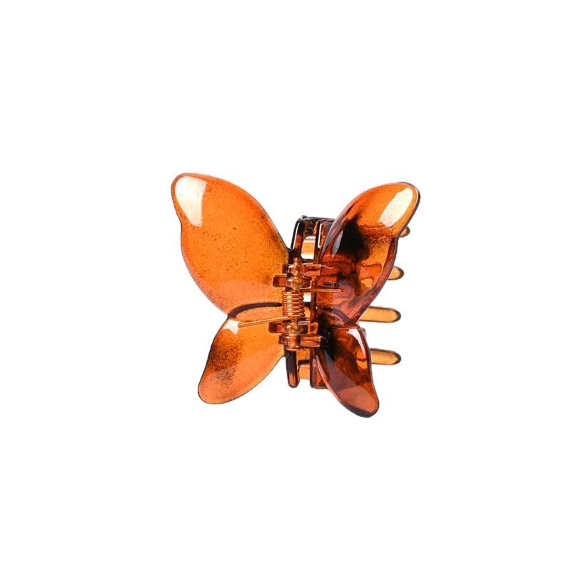 Clip de agarre de mariposa super inmortal nuevo clip de cabello de cristal de peces de tiburón para mujeres celebridades en línea ins clip de cabello de tiburón tocado transfronterizo