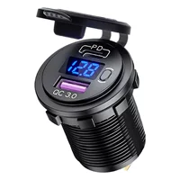 Новый автомобиль взрывное автомобильное зарядное устройство QC3.0 Dual usb автомобильная модификация быстрого зарядного переключения напряжения