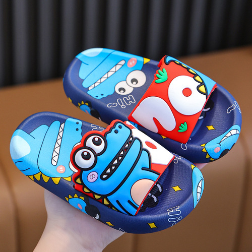 Children's slippers summer boys cartoon indoor bath non-slip soft bottom girls cute baby home children's slippers