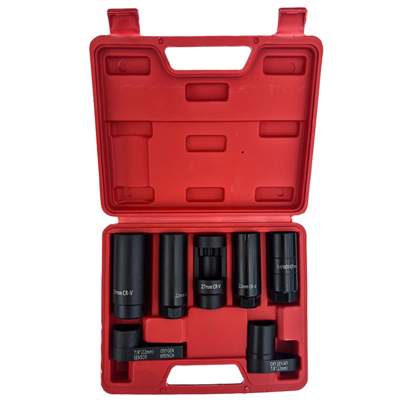 Llave de vaso especializada para desmontaje y montaje del sensor de oxígeno delantero del coche, llave de boca abierta de 22 mm, juego de herramientas de reparación automotriz de 22 mm.