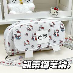 新しいインスタイル kt フリップカバー収納鉛筆バッグ高価値シンプルな学生大容量文具箱文具収納袋