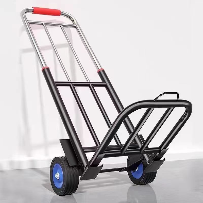 Folding Lightweight Handcart for Market Stalls, Home Use, Shopping, Luggage, and Other Portable Grocery Carts