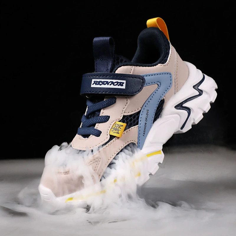 Детские дышащие спортивные кроссовки mesh для мальчиков, для подростков, для бега, мягкая подошва